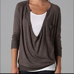 Vince Gray Lightweight Sweater Size XS